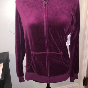 Hooded zip up jacket NWT**